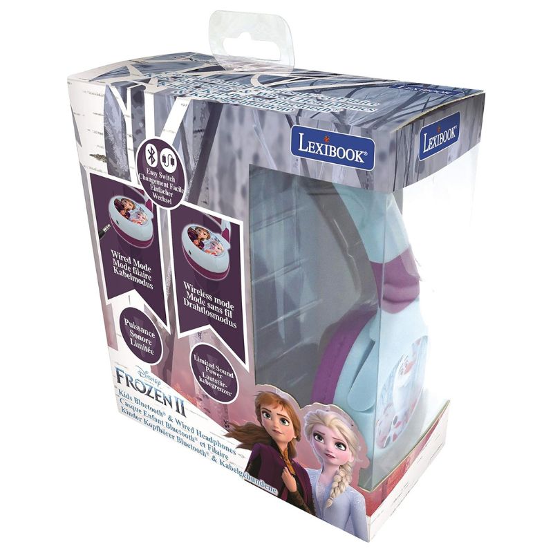 Lexibook™ HPBT010FZ Disney Frozen 2-in-1 Bluetooth Headphones